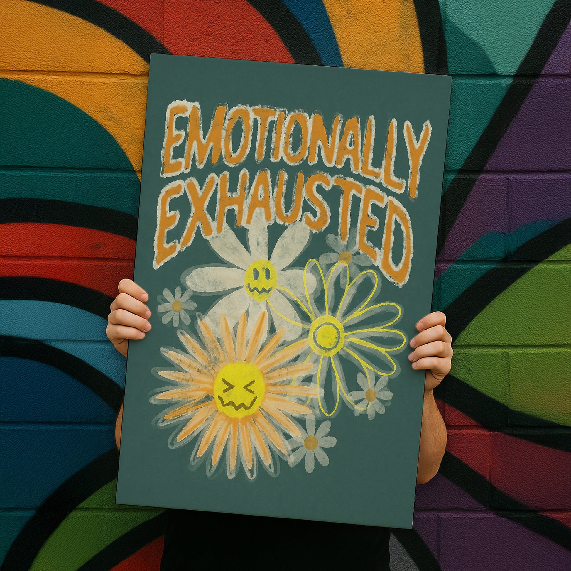 Emotionally Exhausted - Canvas